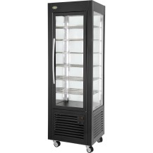 Witryna chłodnicza, cukiernicza, oświetlenie LED, czarna, V 360 l, Stalgast 777451