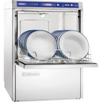 Zmywarka uniwersalna z dozownikami detergentów, wbudowanym zmiękczaczem i pompą zrzutową, P 6,4 kW, Stalgast 802451