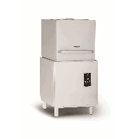 Zmywarka kapturowa z koszem 500x500 mm, z pompą wspomagającą płukanie, 675x675x1420, Asber GM-H510 W