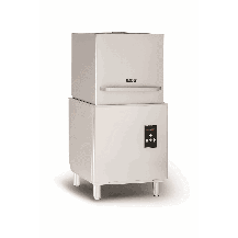 Zmywarka kapturowa z koszem 500x500 mm, z pompą wspomagającą płukanie, 675x675x1440, Asber GT-H510 W