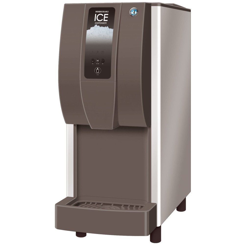 Dyspenser do wody i lodu Hoshizaki RESTO QUALITY DCM-120KE-P-HC(EU) | chłodzony powietrzem | 125 kg/24h