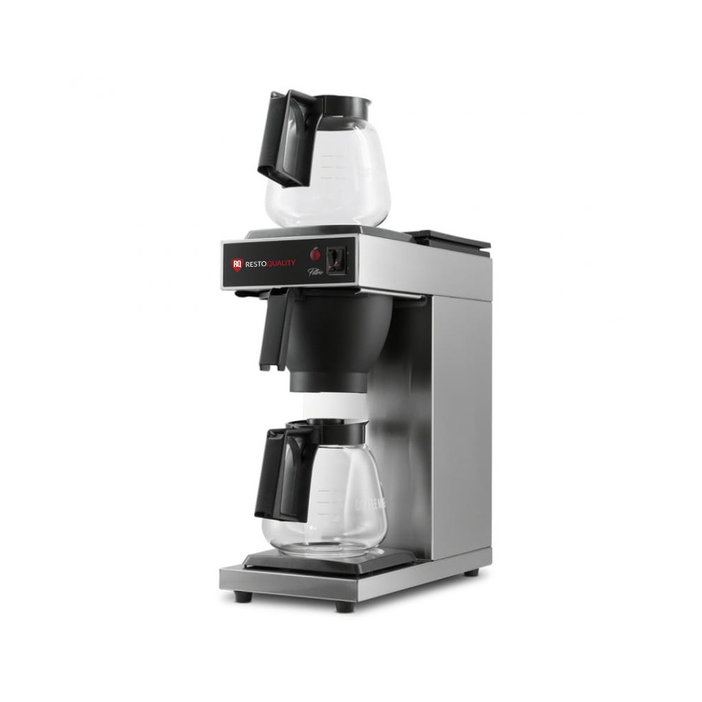 Ekspres przelewowy RESTO QUALITY RQLT120-2 | inox | 2,4 kW | 144 filiżanki/h | 2 dzbanki 1,8 l