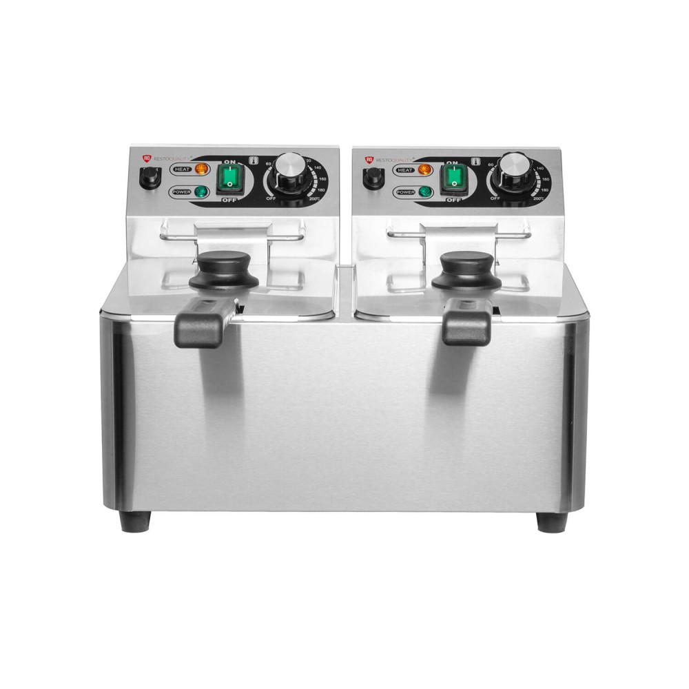 Frytownica elektryczna RESTO QUALITY RQF4L2 | podwójna | 2x 4 l | 2x 2,5 kW