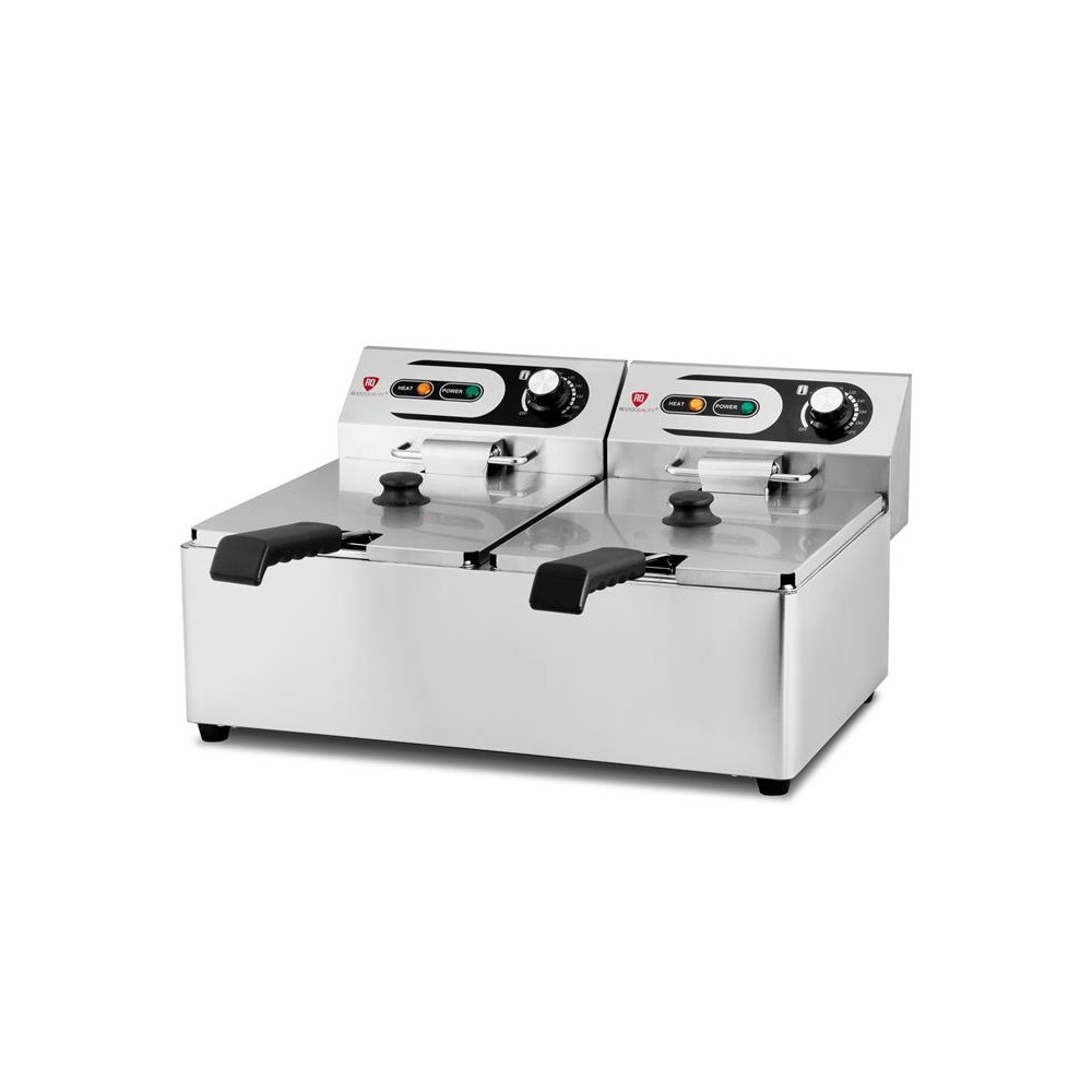 Frytownica elektryczna RESTO QUALITY RQF6L2 | podwójna | 2x6 l | 2x3 kW