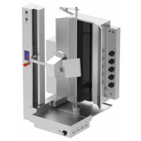 Kebab automatyczny elektryczny | gyros automatyczny | wsad 100 kg | 5 palników | RESTO QUALITY RODO5E