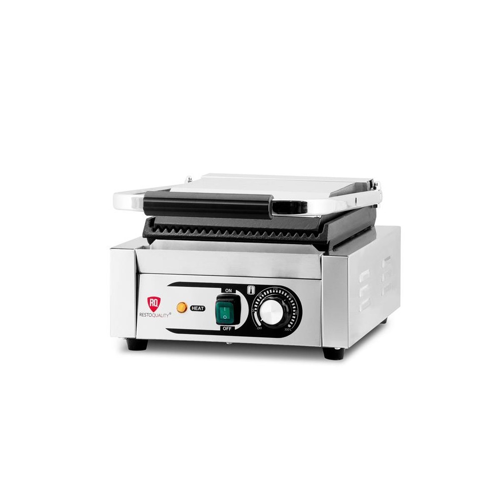 Kontakt grill pojedynczy | ryflowany | Resto Quality | 1,8 kW | RESTO QUALITY RQK811A