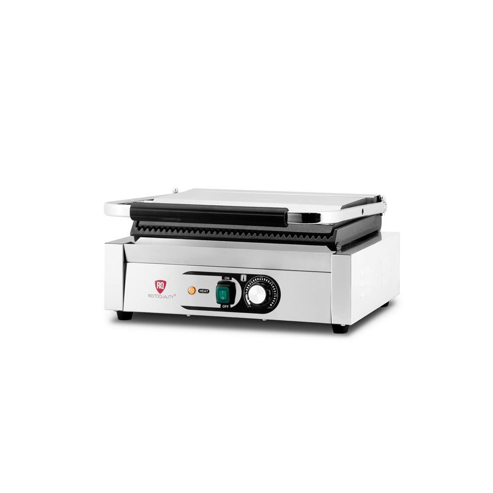 Kontakt grill pojedynczy | ryflowany | Resto Quality | 2,2 kW | RESTO QUALITY RQK812A