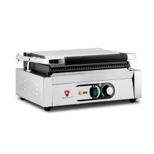 Kontakt grill pojedynczy | ryflowany | Resto Quality | 2,2 kW | RESTO QUALITY RQK812A