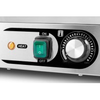 Kontakt grill pojedynczy | ryflowany | Resto Quality | 2,2 kW | RESTO QUALITY RQK812A