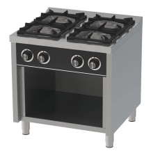 Kuchnia gazowa RESTO QUALITY RQ4F750E z szafką | 4-palnikowa | 30,6 kW | Linia 750