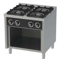 Kuchnia gazowa RESTO QUALITY RQ4F750E z szafką | 4-palnikowa | 30,6 kW | Linia 750