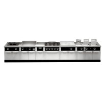 Kuchnia gazowa RESTO QUALITY RQ4F750E z szafką | 4-palnikowa | 30,6 kW | Linia 750