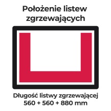 Pakowarka próżniowa komorowa iSENSOR L | wolnostojąca | listwa 560 + 560 + 880 mm | pompa BUSCH 63 m3/h | 1,5 kW | 1136x707x1050