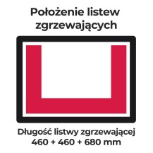 Pakowarka próżniowa komorowa iSENSOR M | wolnostojąca | listwa 460 + 460 + 680 mm | pompa BECKER 40 m3/h | 1,12 kW | 930x607x104