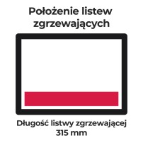 Pakowarka próżniowa komorowa iSENSOR S | nastawna | listwa 315 mm | pompa BUSCH 8 m3/h | 0,96 kW | 388x546x389 mm | przyłącze ga
