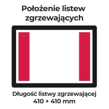 Pakowarka próżniowa komorowa iSENSOR S | wolnostojąca | listwa 410 + 410 mm | pompa BECKER 20 m3/h | 0,75 kW | 853x537x1032 mm |