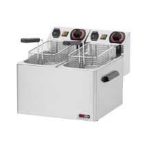 Frytownica elektryczna 5 + 5 l, 360x420x300, REDFOX FE-44 S (00000229)