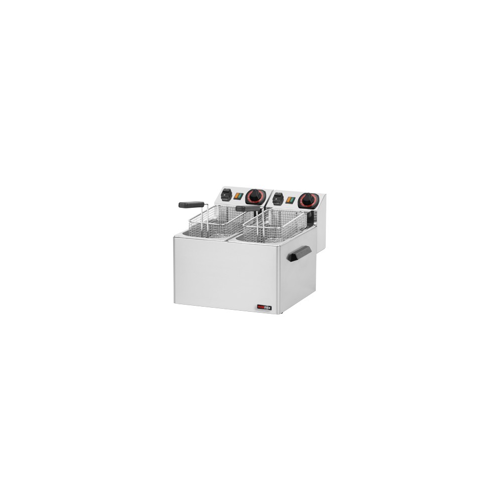 Frytownica elektryczna 5 + 5 l, 360x420x300, REDFOX FE-44 S (00000229)