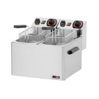 Frytownica elektryczna 5 + 5 l, 360x420x300, REDFOX FE-44 S (00000229)