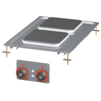 Kuchnia stołowa elektryczna, 800x600x50, RM GASTRO PCQD-68 ET (00016714)