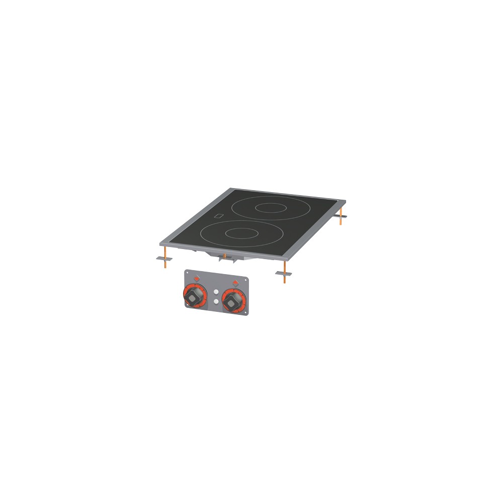 Kuchnia stołowa ceramiczna elektryczna, 800x600x50, RM GASTRO PCCD-68 ET (00016718)