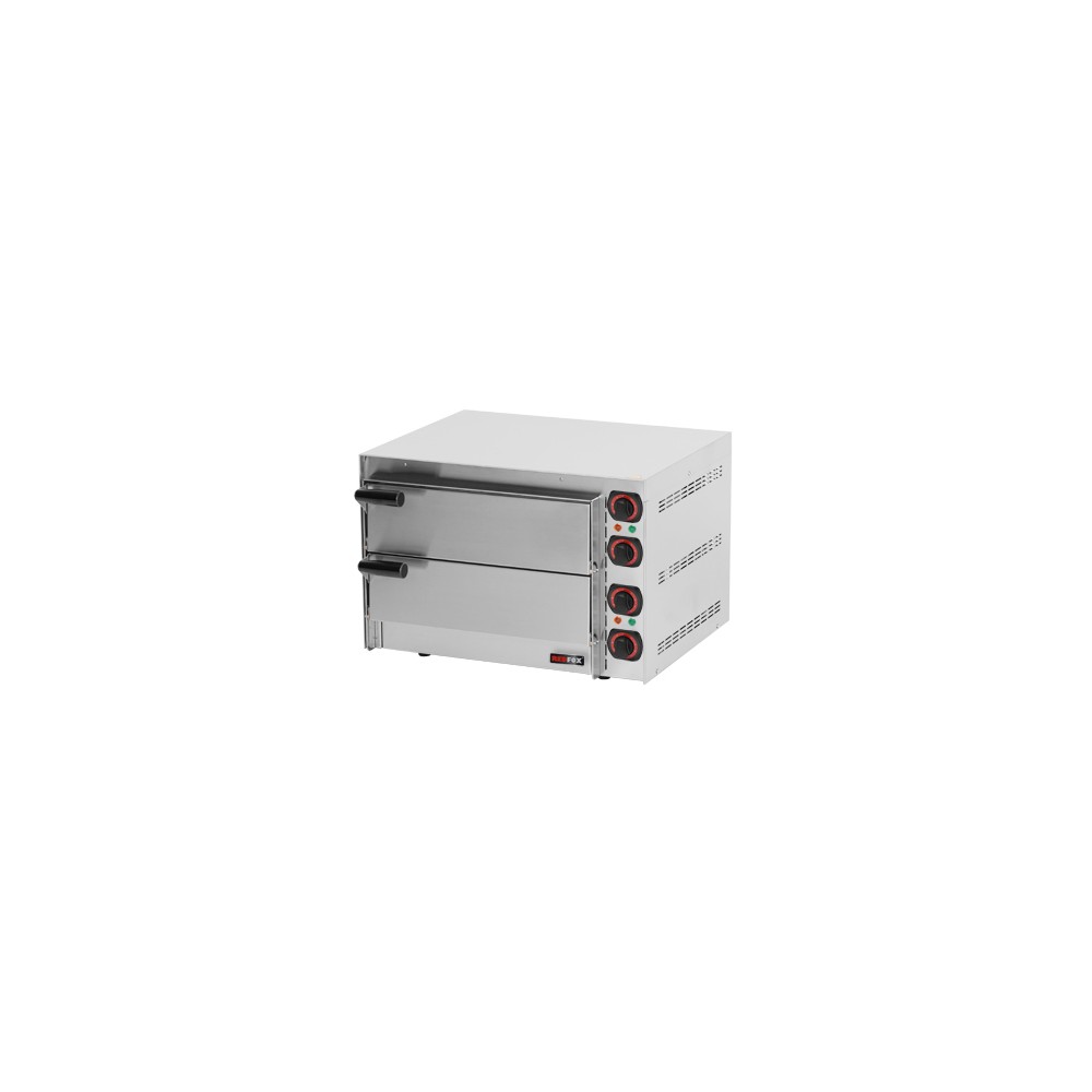 Piec do pizzy dwupoziomowy, 550x430x375, REDFOX FP-66R (00000451)