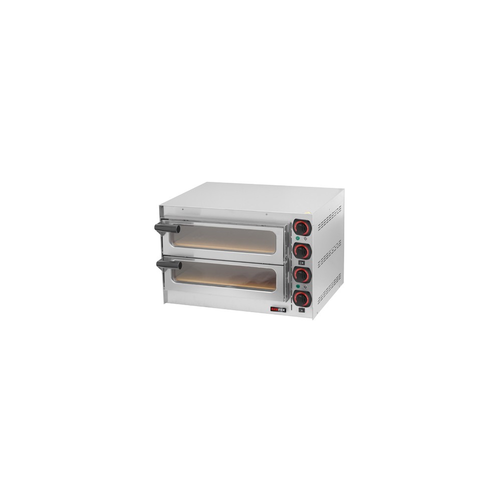 Piec do pizzy dwupoziomowy, 540x497x380, REDFOX FP-67R (00007945)