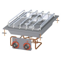 Kuchnia stołowa gazowa, 800x600x110, RM GASTRO PCD-68 G (00016716)
