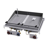 Grill lawowy gazowy, 500x700x330, RM GASTRO CWD-75 G (00029329)