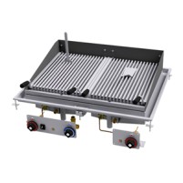 Grill lawowy gazowy, 500x700x330, RM GASTRO CWD-75 G (00029329)