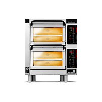 Piec do pizzy 2-komorowy sterowany elektronicznie, 595x545x800, PIZZA MASTER PM 352 ED-2 (00031449)