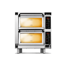 Piec do pizzy 2-komorowy sterowany elektronicznie, 650x600x800, PIZZA MASTER PM 402ED (00031452)