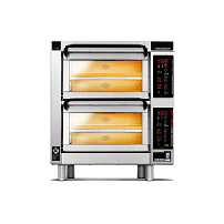 Piec do pizzy 2-komorowy sterowany elektronicznie, 650x600x800, PIZZA MASTER PM 402ED-2 (00031454)