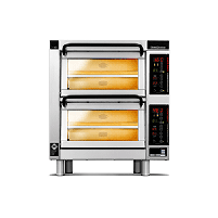 Piec do pizzy 2-komorowy sterowany elektronicznie, 650x600x800, PIZZA MASTER PM 402ED-2 (00031454)