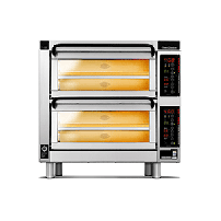 Piec do pizzy 2-komorowy sterowany elektronicznie, 775x725x800, PIZZA MASTER PM 552ED-2 (00031464)