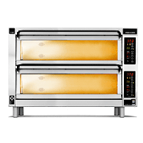 Piec do pizzy 2-komorowy sterowany elektronicznie, 1160x650x800, PIZZA MASTER PM 452ED -2DW (00031479)