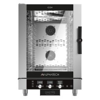 Piec konwekcyjno-parowy ICET101E | automatyczny system myjący | przystosowanie pod podłączenie okapu |  10x GN 1/1 | 10x 600x400