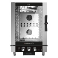 Piec konwekcyjno-parowy ICET101E | automatyczny system myjący | przystosowanie pod podłączenie okapu |  10x GN 1/1 | 10x 600x400