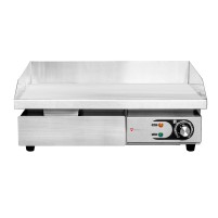 Płyta grillowa elektryczna | gładka | nastawna | 3 kW | 550x430x250 mm | RESTO QUALITY RQEG818