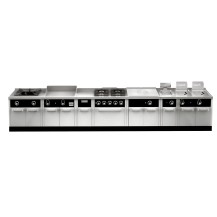 Płyta grillowa gazowa | płyta gładka | chromowana | 15,5 kW | RESTO QUALITY RQT7508ECR | linia 750
