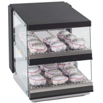 Podgrzewacz do burgerów | witryna grzewcza | dwie półki | 0,98 kW | 550x707x691 mm | RESTO QUALITY RQBIN552