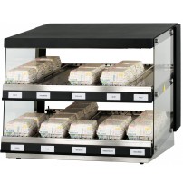 Podgrzewacz do burgerów | witryna grzewcza | dwie półki | 1,16 kW | 800x640x685 mm | RESTO QUALITY RQBIN