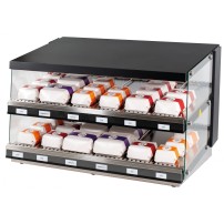 Podgrzewacz do burgerów | witryna grzewcza | dwie półki | 1,86 kW | 1106x700x691 mm | RESTO QUALITY RQBINL