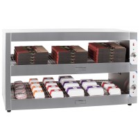 Podgrzewacz do burgerów | witryna grzewcza | dwie półki | 2,8 kW | 1500x600x900 mm | RESTO QUALITY RQBINPP150