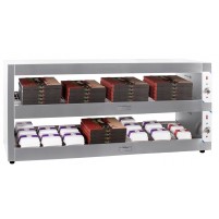 Podgrzewacz do burgerów | witryna grzewcza | dwie półki | 2,8 kW | 1800x600x900 mm | RESTO QUALITY RQBINPP180