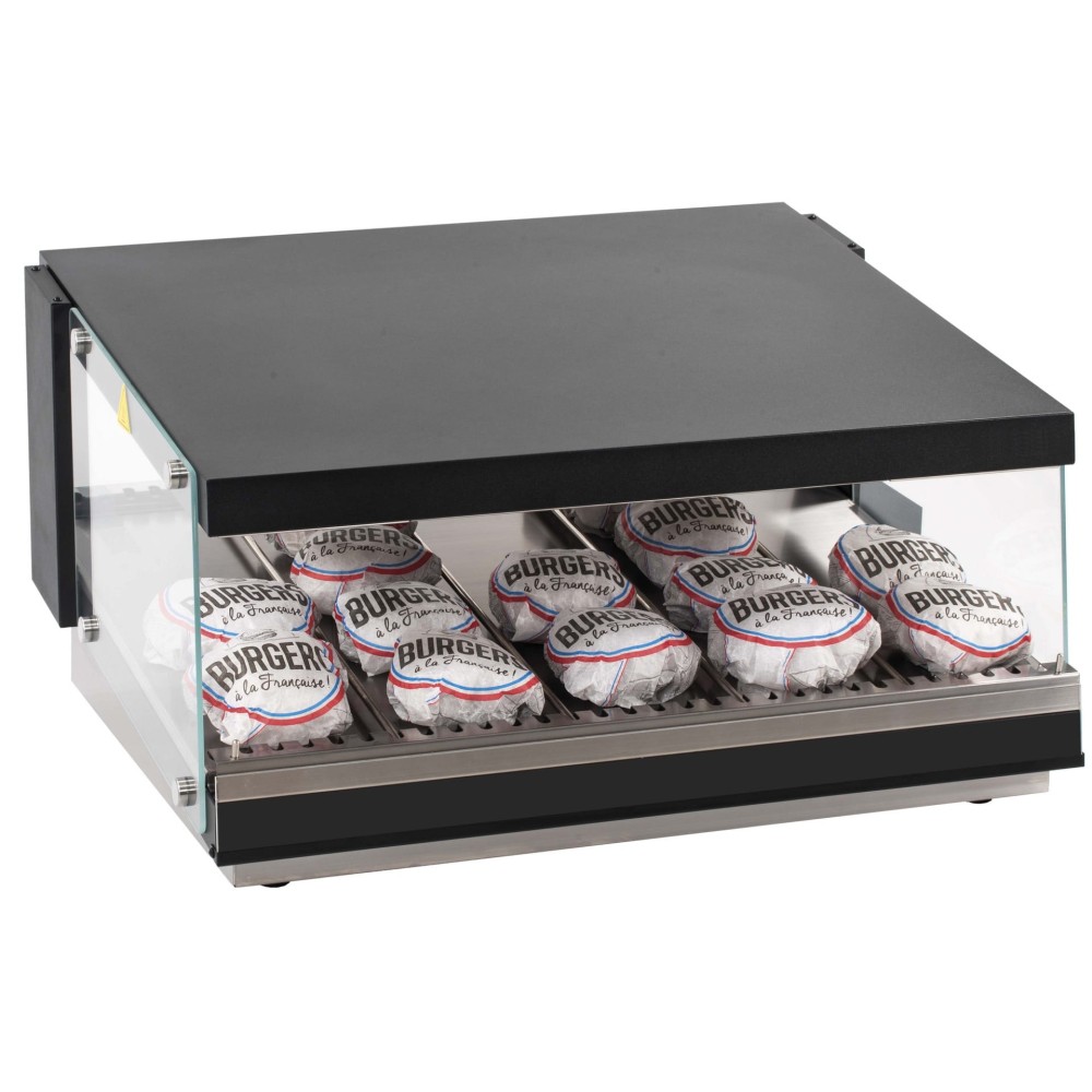 Podgrzewacz do burgerów | witryna grzewcza | jedna półka | 0,58 kW | 800x707x430 mm | RESTO QUALITY RQBIN801