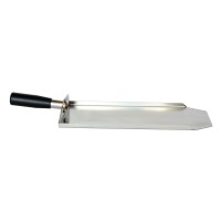 Szufelka aluminiowa z rantami bocznymi | 140x280 mm | RESTO QUALITY QSAS