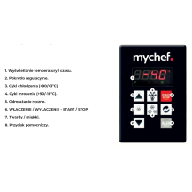 Szybkoschładzarka RESTO QUALITY MYCHILL 10 | schładzarka szokowa | 10xGN1/1 | 2,01 kW | 800x780x1700 mm