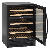 Winiarka | chłodziarka do wina | dwustrefowa | 164 l | na 44 butelki | 595x561x865 mm | RESTO QUALITY SV85B
