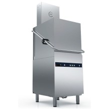 Zmywarka kapturowa z odzyskiem ciepła | kosz 500x500 mm | 3 cykle mycia | 820x750x2012 mm | 8,7 kW | RESTO QUALITY RQ102B-HR